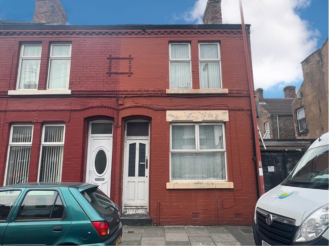 2 Bedroom End Terrace Property in Liverpool - For Sale with Taylor James Auctions for £10,000 (November 2022)
