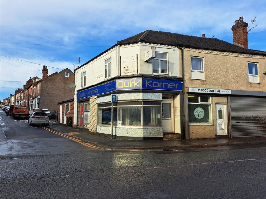 Mixed-Use Retail Property and Flats in Stoke-on-Trent - For Sale with Butters John Bee Auctions for a Guide price of £62,000 (February 2023)