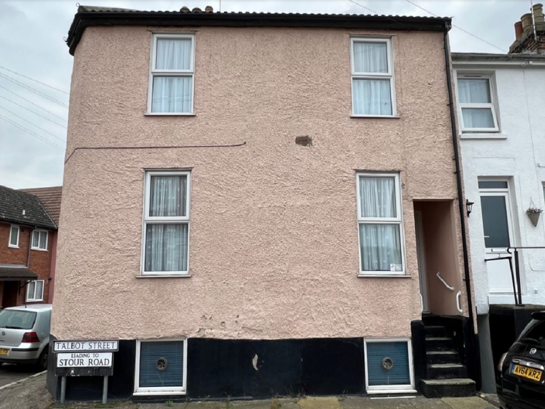 3 Storey End Terrace Property in Harwich - For Sale with Auction House London with a Guide Price of £50,000 (March 2023)