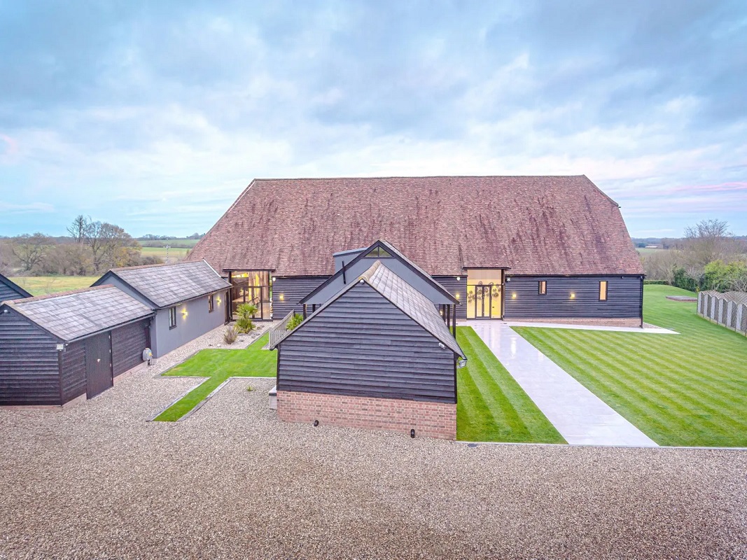 6 Bed Grade II Listed Barn Conversion in Sawbridgeworth - For Sale with Sotheby's Auctions for a Guide Price of £5,000,000 (March 2023)