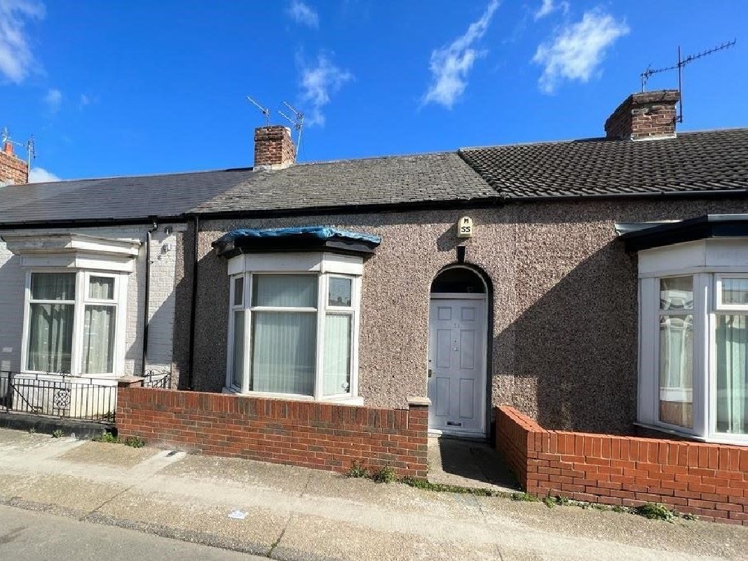 2 Bed Terraced Property in Sunderland - For Sale with Auction House South Yorkshire with a Guide Price of £8,000 (May 2023)
