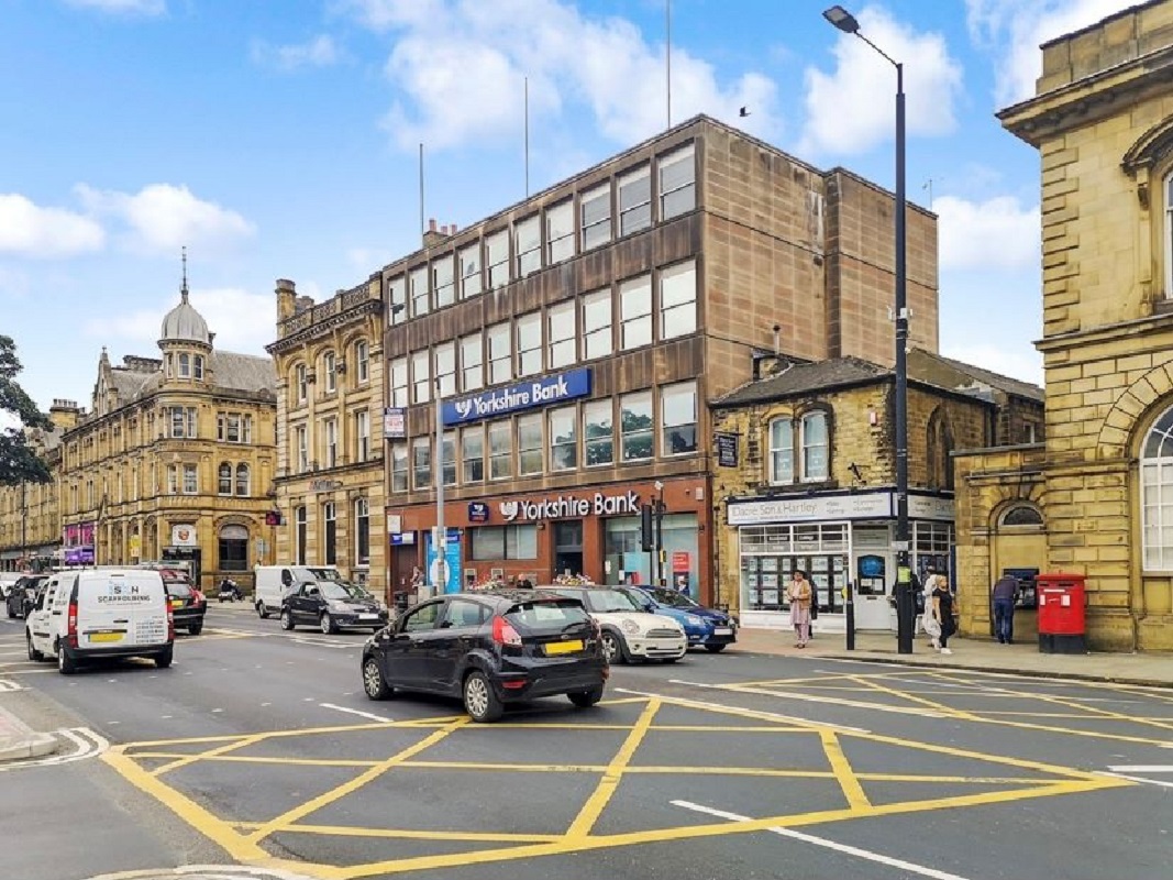 4 Storey Bank and Offices with Planning in Keighley - For Sale with Auction Property Auctioneers with a Guide price of £375,000 (June 2023)