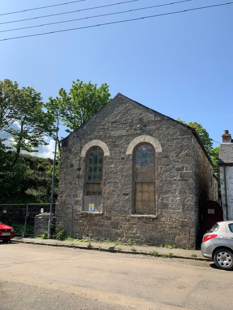 Former Chapel in Camborne - For Sale with Clive Emson Property Auctioneers with a Guide Price of £120,000 (June 2023)