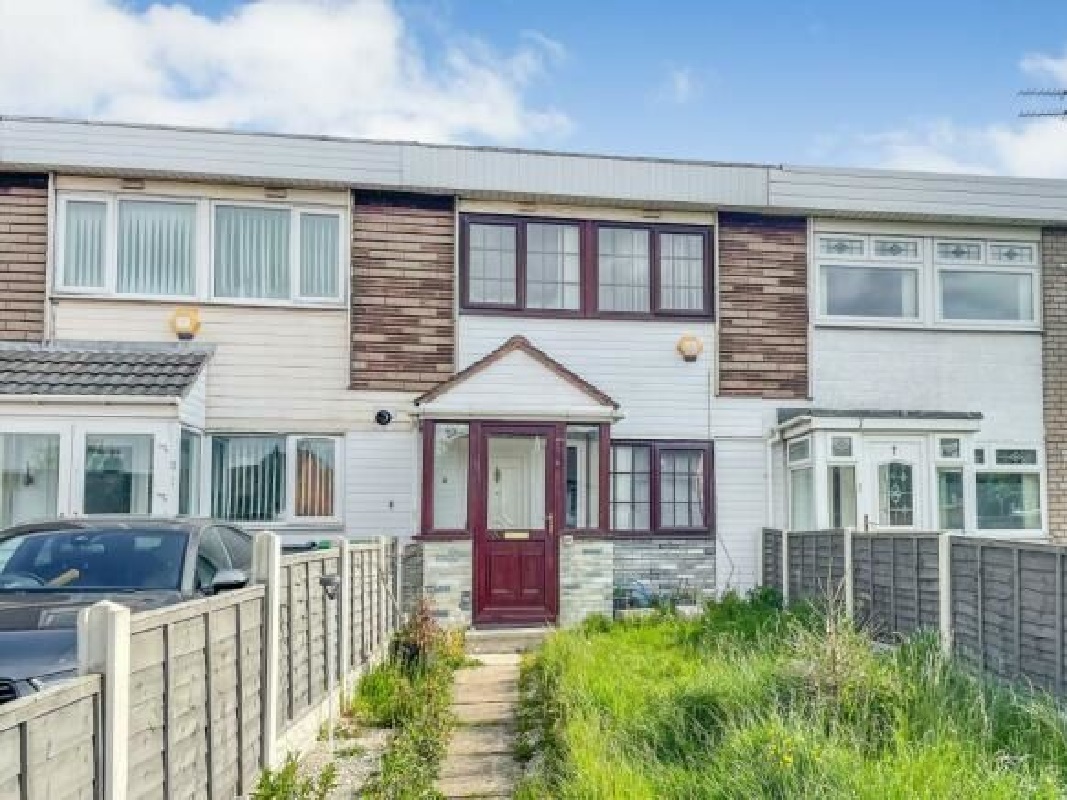 3 Bed Mid-Terrace House in Wednesbury - For Sale with Town & Country Property Auctions with a Guide Price of £70,000 (June 2023)