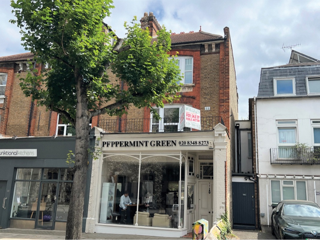 Five-Storey Mixed-Use Property in Crouch End - For Sale with McHugh & Co Property Auctions with a Guide Price of £750,000 (July 2023)