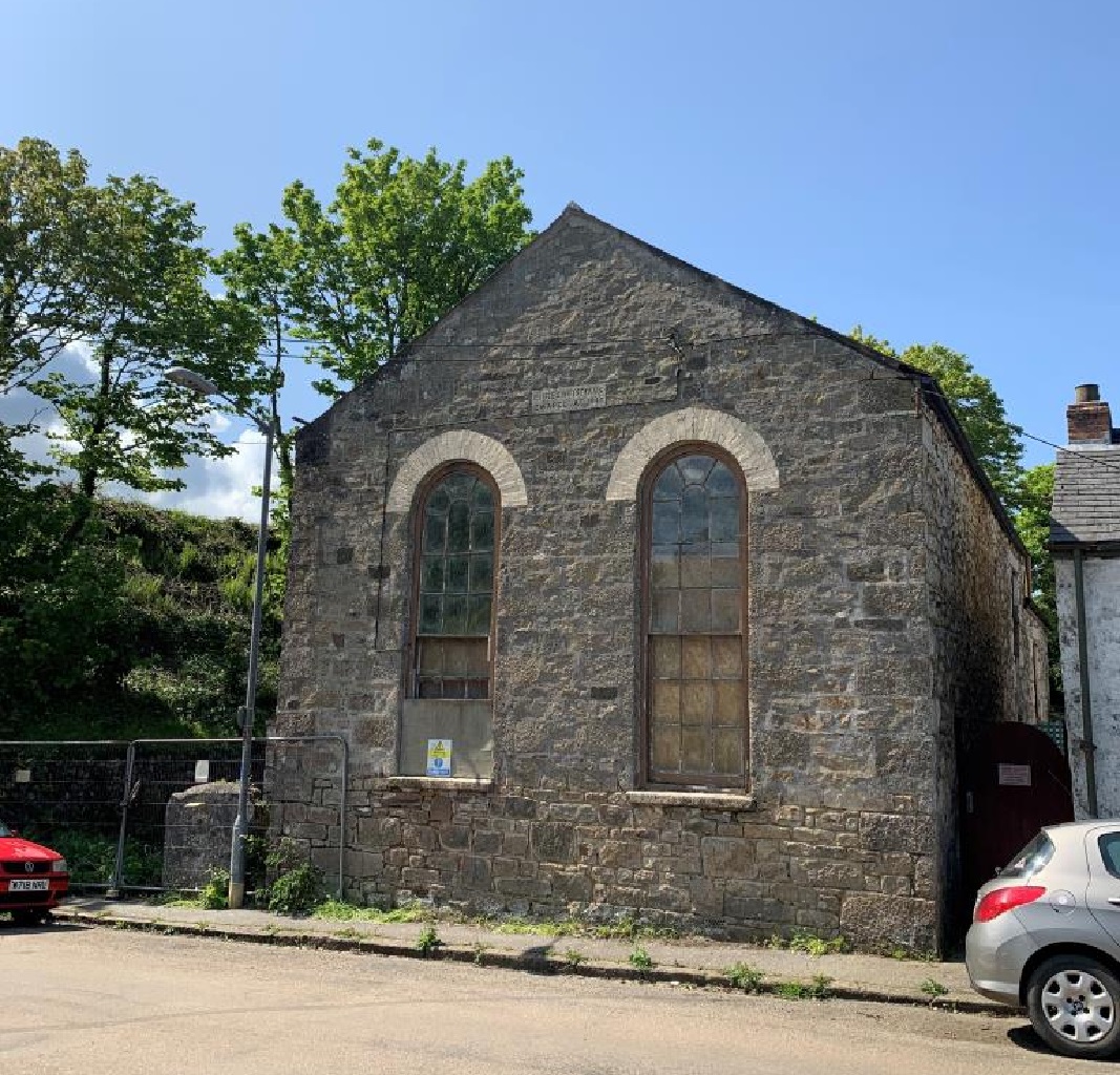 Former Chapel with Planning Permission for Residential Development in Camborne - For Sale with Clive Emson Property Auctions with a Guide Price of £120,000 (June 2023)