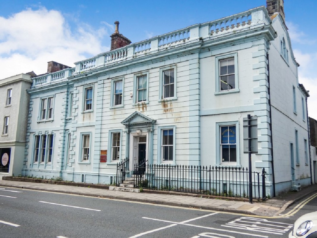Grade II Listed Office Building in Crewe - For Sale with Auction House Cumbria with a Guide Price of £75,000 (August 2023)