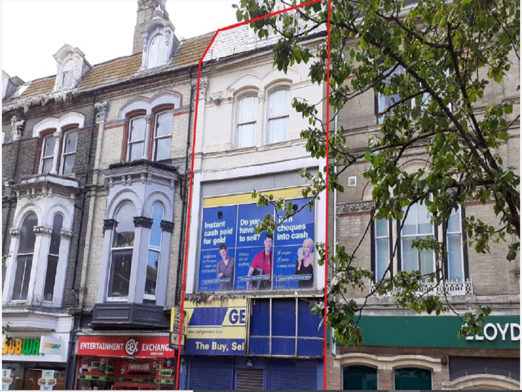 Shop with Ancillary Accommodation with Planning in Lowestoft - For Sale with Auction House London with a Guide Price of £180,000 (August 2023)