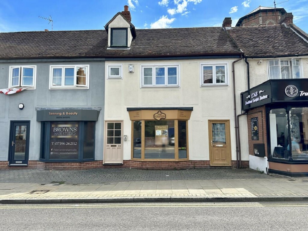 Commercial Shop with Residential Flat Above in Braintree - For Sale with GoTo Properties with an Opening Bid of £190,000 (August 2023)