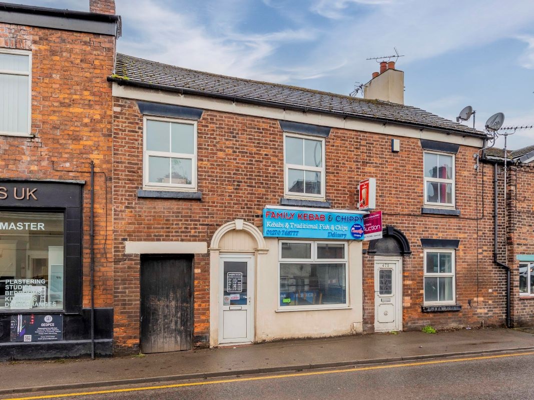 Ground Floor Former Chip Shop in Sandbach - For Sale with Town and Country Property Auctions with a Minimum Opening Bid of £1,000 (August 2023)