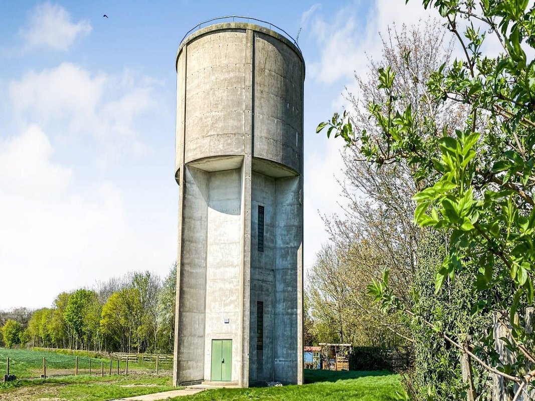 Disused Water Tower in Perry - For Sale with Dedman Gray Auctions with a Guide Price of £330,000 (October 2023)