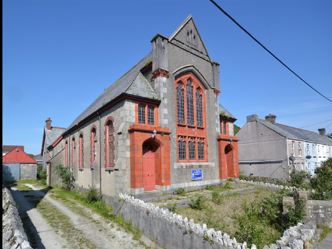 Former Methodist Chapel with Planning in St Austell - For Sale with Stags Auctions with a Guide Price of £150,000 (October 2023)
