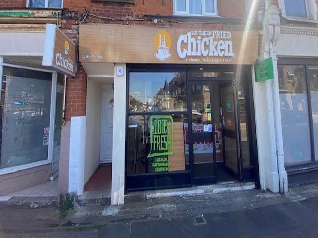 Former Takeaway Shop with Studio Flat Above in Clacton on Sea - For Sale with Dedman Gray Auctions with a Guide Price of £150,000 (September 2023)