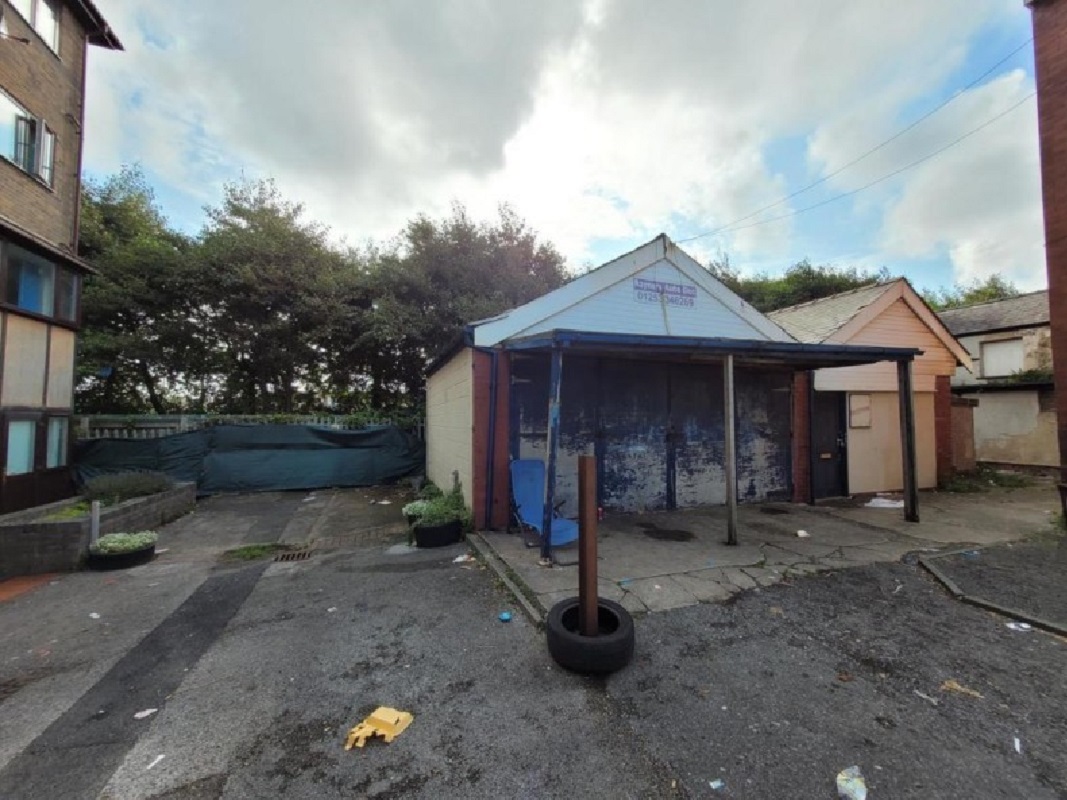 MOT Garage and Site in Blackpool - For Sale with Pugh Property Auctions with a Guide Price of £20,000 - £25,000 (September 2023)