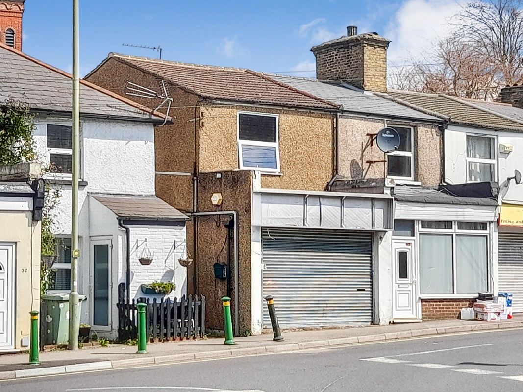 Part-Vacant End-Terrace Mixed-Use Building in Orpington - For Sale with Savills Auctions with a Guide Price of £80,000 (October 2023)