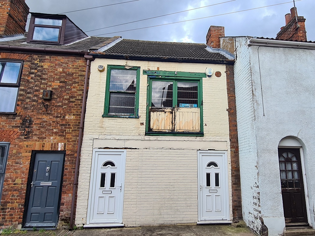 Terraced Property with Planning Permission in King's Lynn - For Sale with Allsop Property Auctions with a Guide Price of £65,000 (September 2023)
