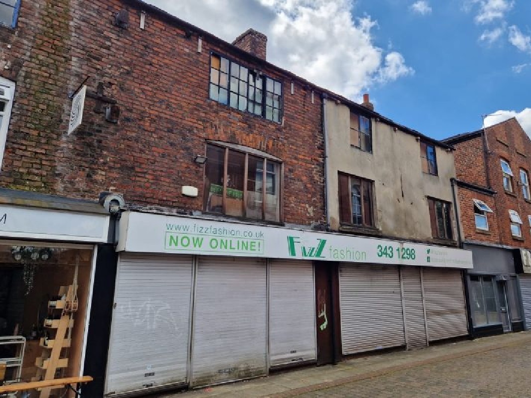 Two Storey Terraced Retail Property in Ashton Under Lyne - For Sale with Edward Mellor Property Auctions with a Starting Bid of £200,000 (October 2023)