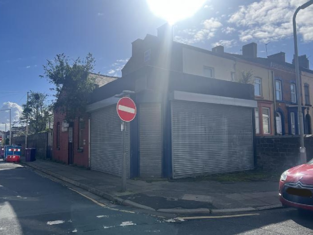 End Terrace Commercial Unit in Liverpool - For Sale with Sutton Kersh Property Auctions with a Guide Price of £35,000 (October 2023)
