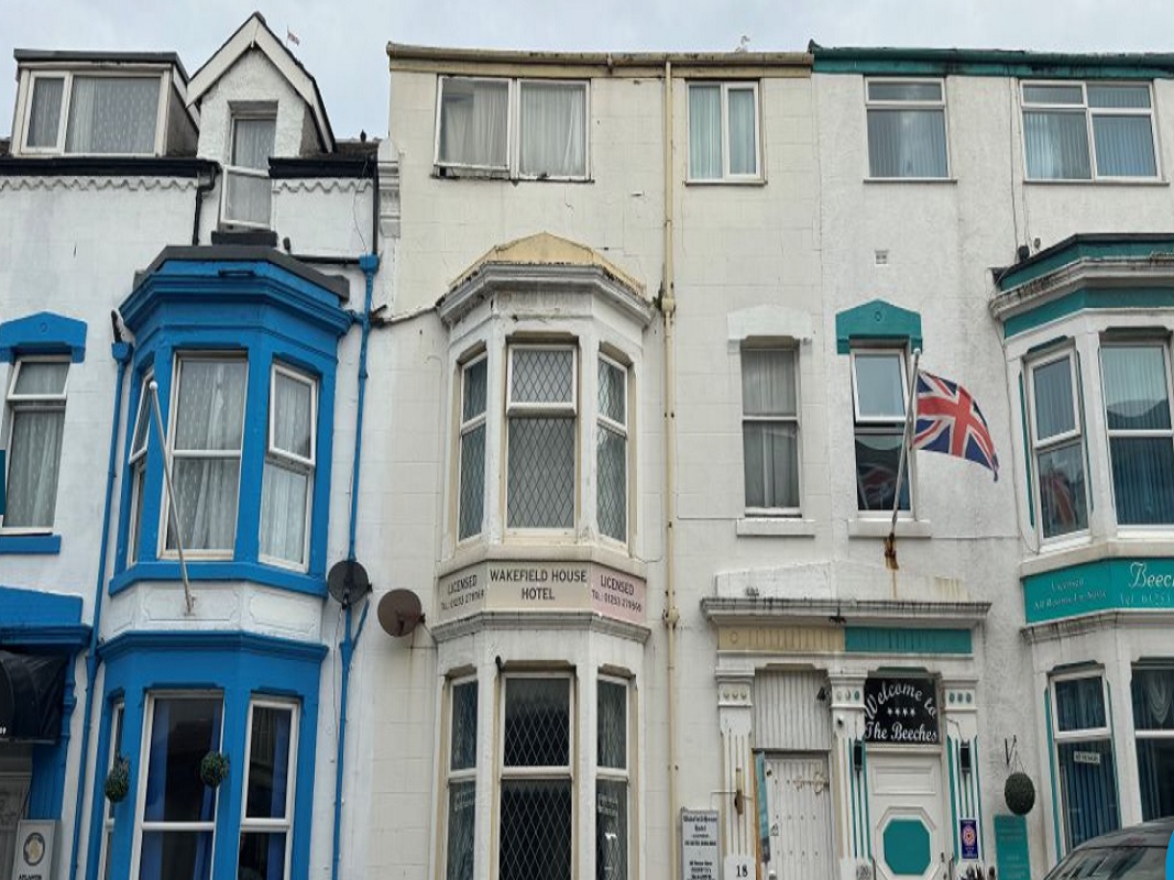 Former Guest House in Blackpool - For Sale with Taylor James Auctions with a Guide Price of £75,000 (November 2023)