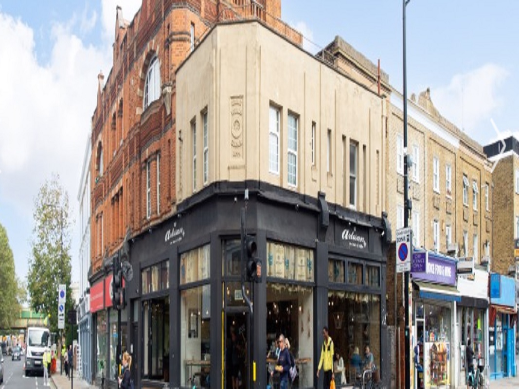 Shop Let with Vacant First Floor with Residential Potential in Chiswick - For Sale with Allsop Auctions with a Guide Price of £350-375,000 (December 2023)