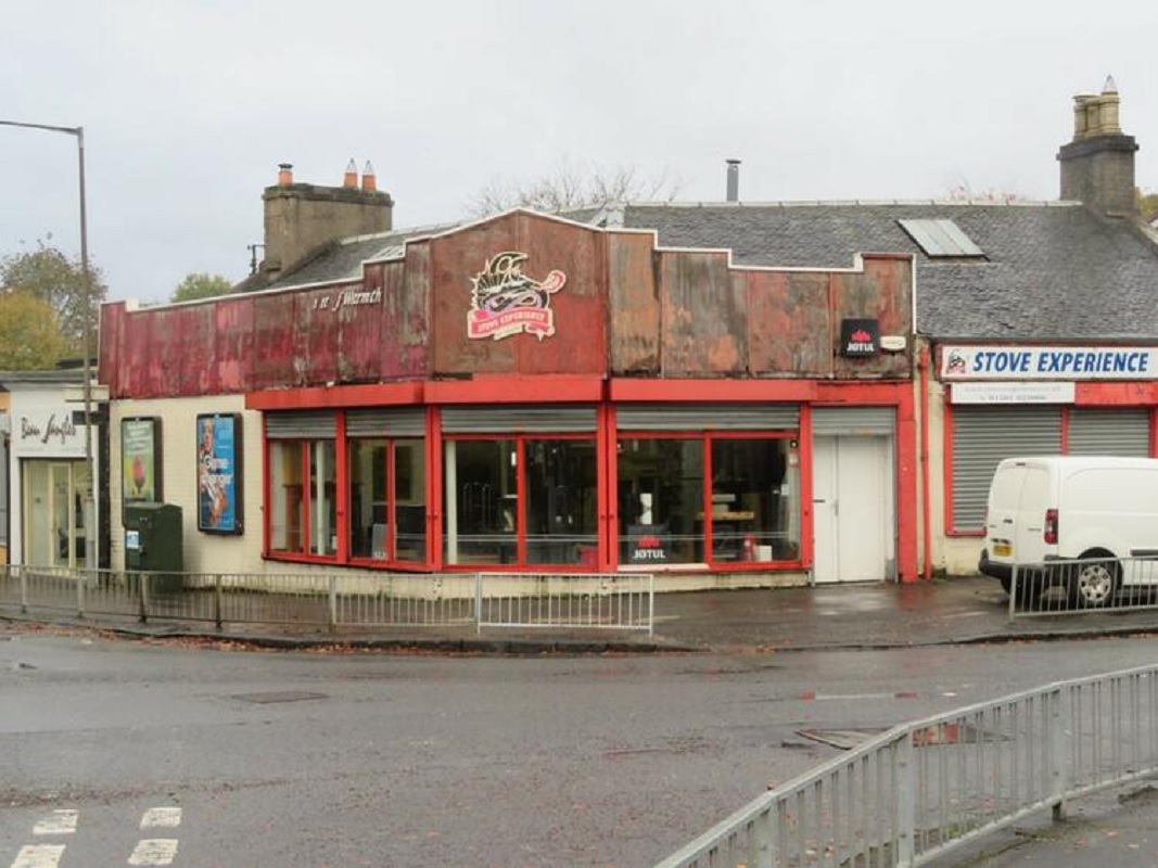 Former Stove and Fireplace Showroom in Shotts - For Sale with SDL Property Auctions with a Guide Price of £40-45,000 (December 2023)