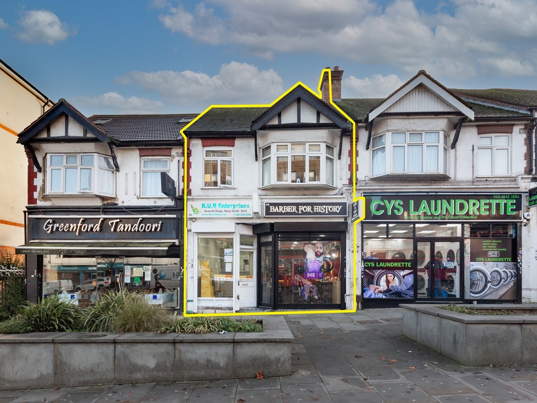 2 Commercial Units, Studio and 3 Bed Flat in Greenwood - For Sale with Savills Property Auctions with a Guide Price of £525,000 (January 2024)