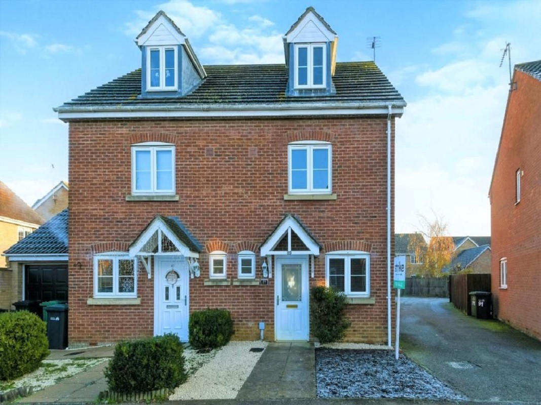 3 Bed Semi-Detached Property in Downham Market - For Sale with GoTo Properties with a Current Bid of £210,000 (February 2024)