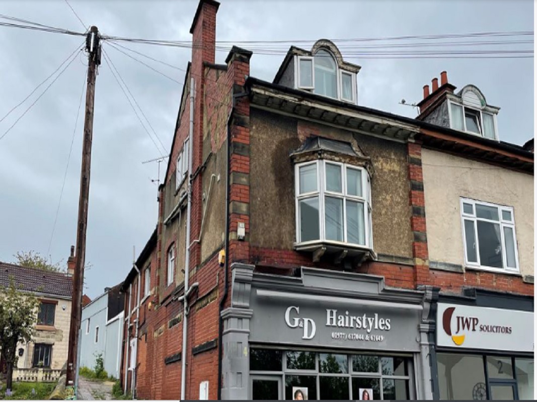 Ground Floor Commercial Unit and 6 Studio Flats in Hemsworth - For Sale with Auction House London with a Guide Price of £310,000 (February 2024)