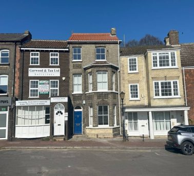3 Storey Mid Terrace Office Building for Residential Conversion in Great Yarmouth - For Sale with Auction House East Anglia with a Guide Price of £80,000 - £100,000 (May 2025)