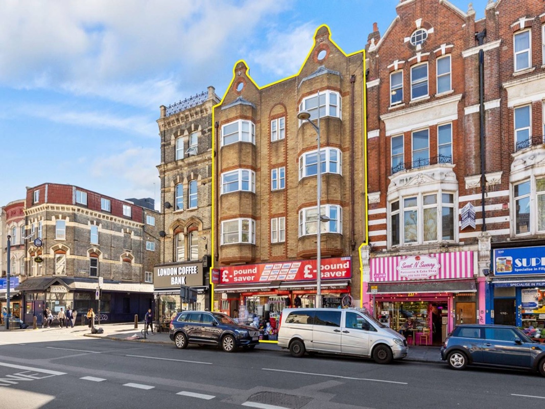 4 Storey Mixed-Use Property in Hampstead - For Sale with Savills Property Auctions with a Guide Price of £3,000,000 (June 2025)