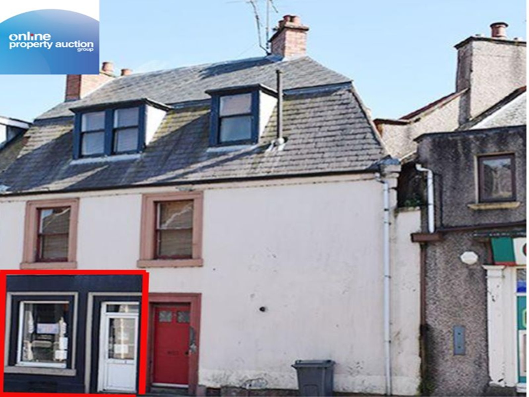 Mid Terrace Commercial Unit in Dumfries - For Sale with Online Property Auction Group with a Guide Price of £19,000 (August 2025)