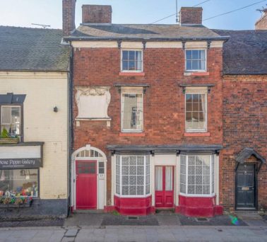 2 Storey Grade II Listed Mixed-Used Property in Cleobury Mortimer - For Sale with The Auction Company with a Guide Price of £160,000 (July 2025)