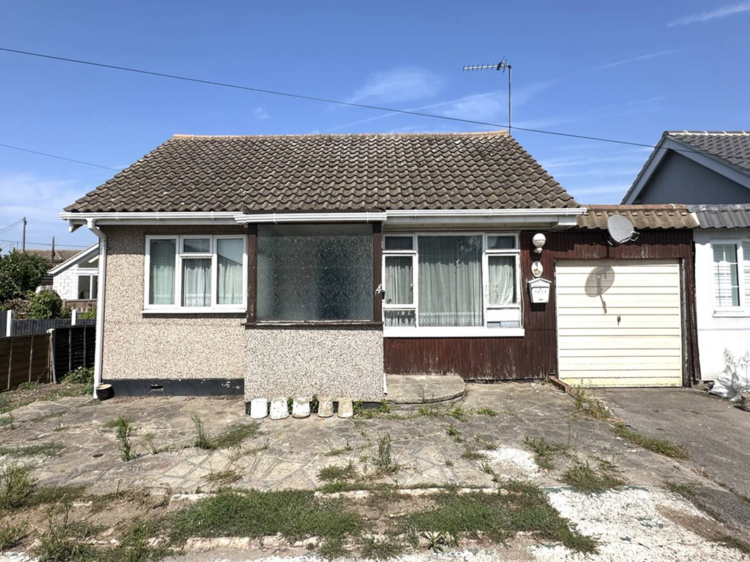 Link-Detached Bungalow with Planning Consent in Canvey Island - For Sale with Mchugh & Co. Property Auctions with a Guide Price of £100,000 (September 2025)