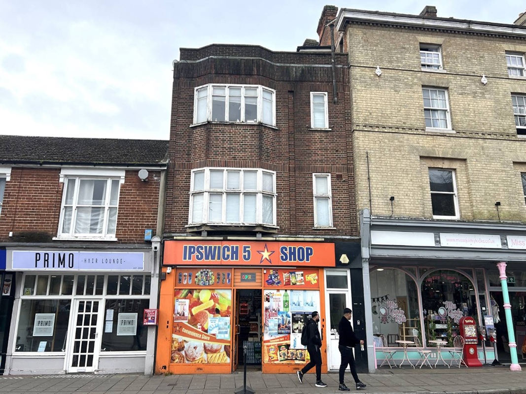 3 Storey Mid Terrace Mixed-Used Property in Ipswich - For Sale with Barnett Ross Auctioneers with a Guide Price of £350,000 (October 2025)
