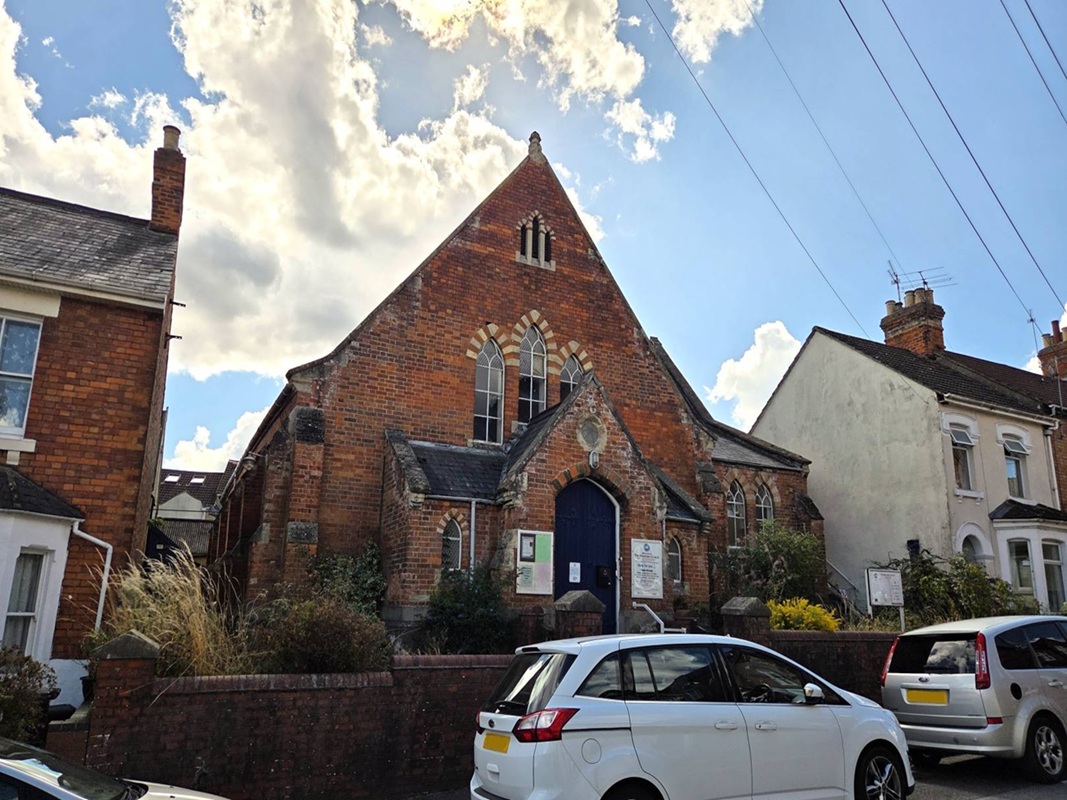 Brick Built Detached Former Church in Swindon - For Sale with Strakers Property Auctions with a Guide Price of £95,000 (October 2025)
